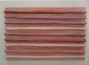 L.P. Boone - Structuur in roze-rood kopen? Bied vanaf 150!