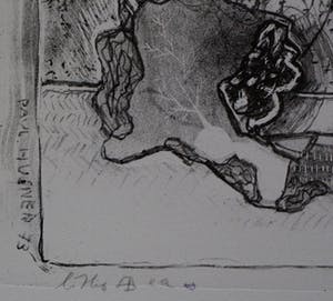Paul Husner - Litho: 1973 kopen? Bied vanaf 25!
