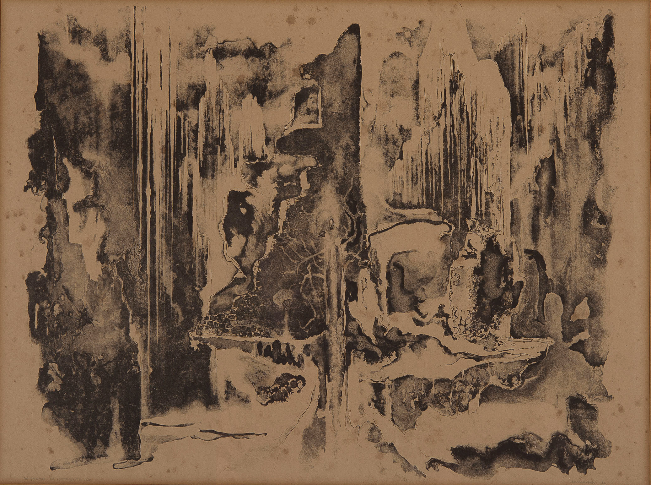 Koos Hooykaas - Le Silence de l'éternité - Lithografie op papier - BKR Amsterdam kopen? Bied vanaf 10!