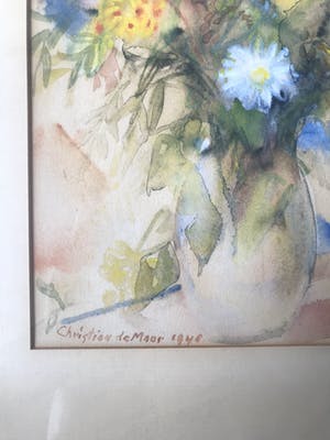 Chris de Moor - Bloemen stilleven kopen? Bied vanaf 20!