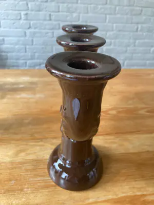 Rosa Ljung - Grote keramische 3 - arm kandelaar, Scandinavian Design, 1980 kopen? Bied vanaf 28!