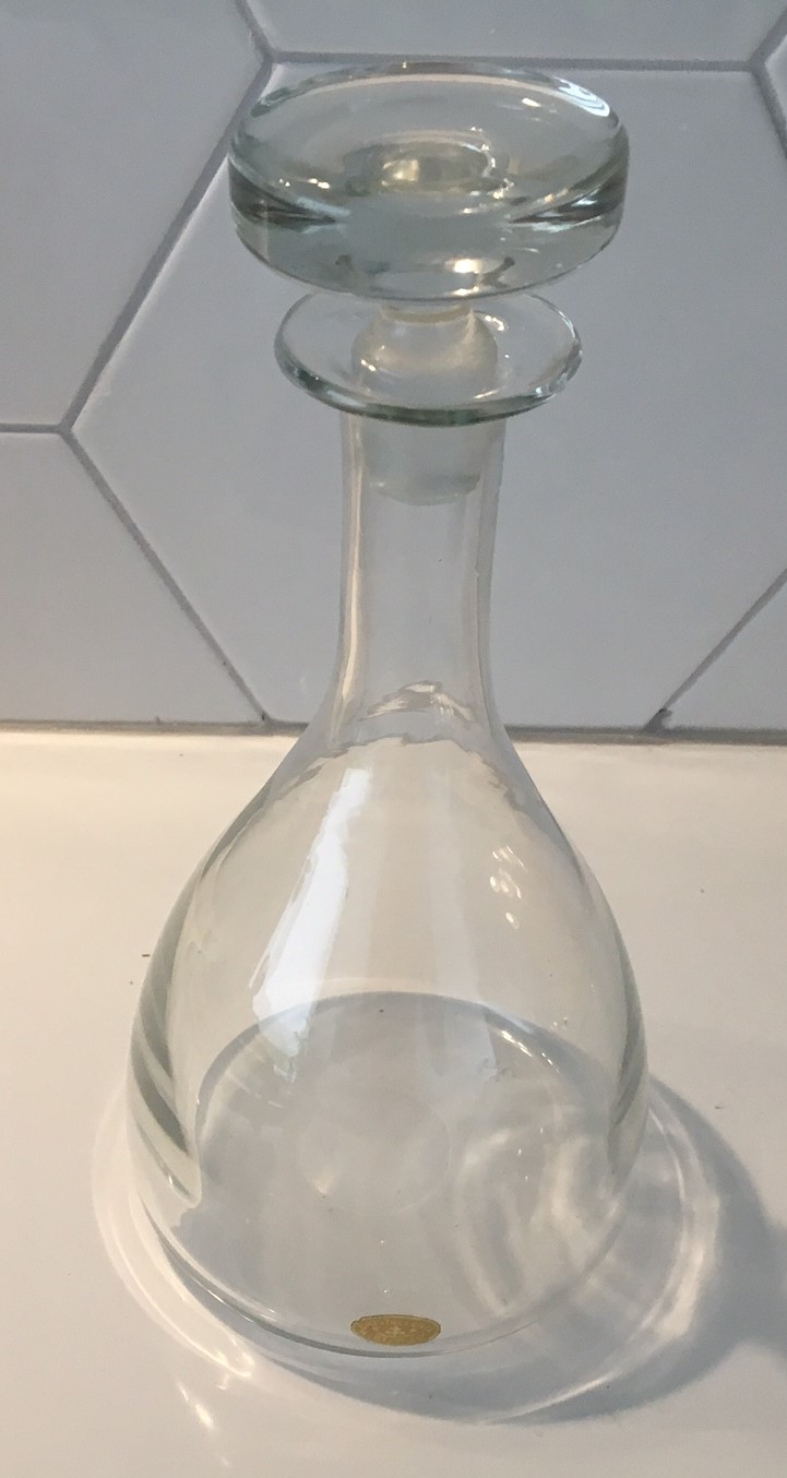 Niet of onleesbaar gesigneerd - Kristallerie Hartzviller - Blank kristallen karafje  kopen? Bied vanaf 1!