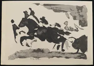 Pablo Picasso - “ Toros y Toreros, Bullfighters". kopen? Bied vanaf 30!