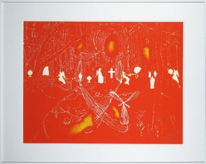 Gerard Polhuis - Zeefdruk, Aan de rand van het bos - Ingelijst (Groot) kopen? Bied vanaf 1!