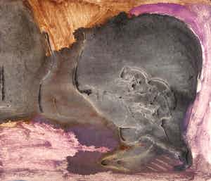 Luis Filcer - Gemengde techniek op papier, Zonder titel verkocht voor € 1!