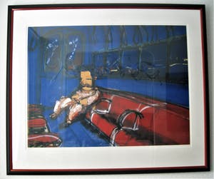 Herman Brood - Metro - gekocht bij Brood Galerie - fraai ingelijst kopen? Bied vanaf 725!