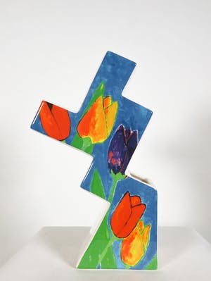 Niet of onleesbaar gesigneerd - i.s.m. Janine Lokhorst - Tulpenvaas kopen? Bied vanaf 1!