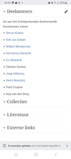 Simon Koene - Schelpenboekje kopen? Bied vanaf 325!