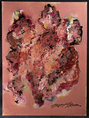 Bert Braam - Acryl op doek, Zonder titel kopen? Bied vanaf 60!