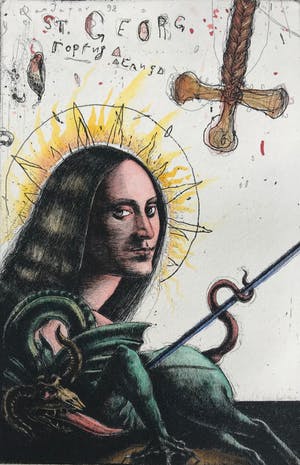 Robert Dandarov - 2 etsen - Gesigneerd - 1992 kopen? Bied vanaf 55!