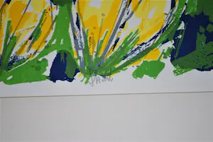 Ad van Hassel - zeefdruk gele bloemen + extra prachtig boekwerk stillevens 1870-1940 kopen? Bied vanaf 45!