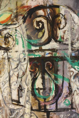 Elga Eymer - Olieverf op doek, Verward bed - Ingelijst kopen? Bied vanaf 150!