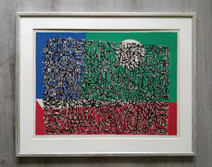 Heinz Kampmann-Herfest - Abstracte compositie kopen? Bied vanaf 85!