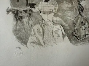 Emilio Grau-Sala - Lithographie "Le petit ami" kopen? Bied vanaf 85!