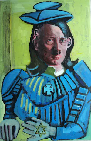 Peter Klashorst - Acrylverf, “Pablo Piklasso” , naar Pablo Picasso ‘Femme Au Chapeau Bleu’ - 2021 kaufen? Bieten Sie von 250!