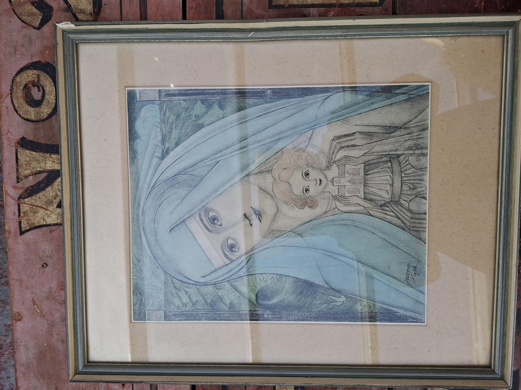 Buy Jan Toorop - Madonna en kind? Bid from 40!