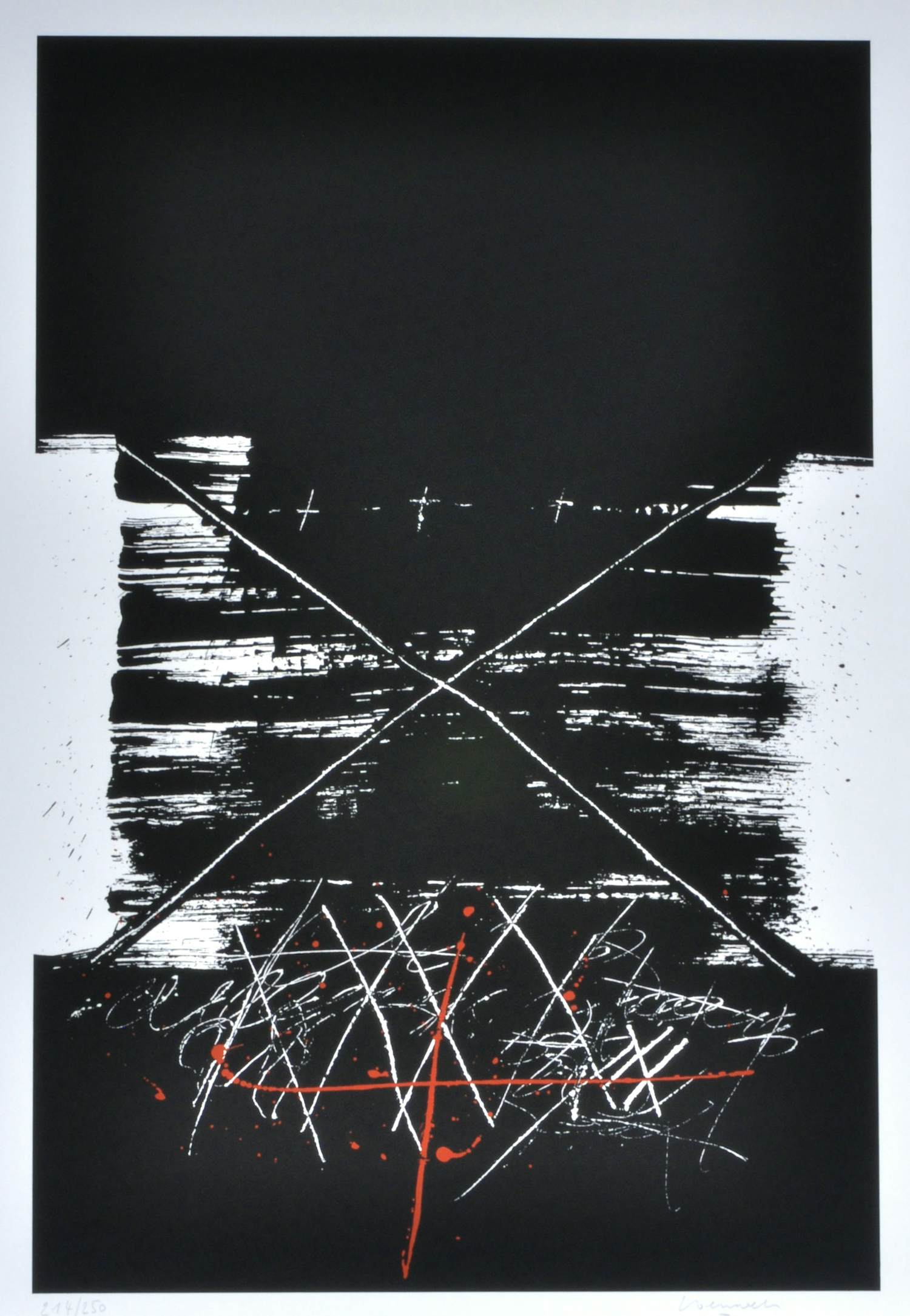 Luc Hoenraet - Zeefdruk - Gesigneerd - 54x42 cm - 1977 kopen? Bied vanaf 50!