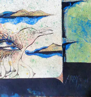Ardy Struwer - compositie met palet kopen? Bied vanaf 45!