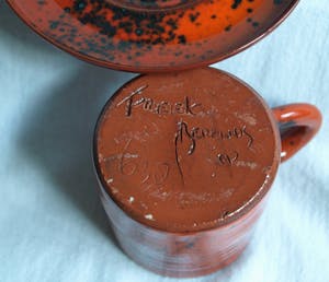 Freek Berends - 3x Espresso / Koffie kop en schotels - gesigneerd kaufen? Bieten Sie von 30!