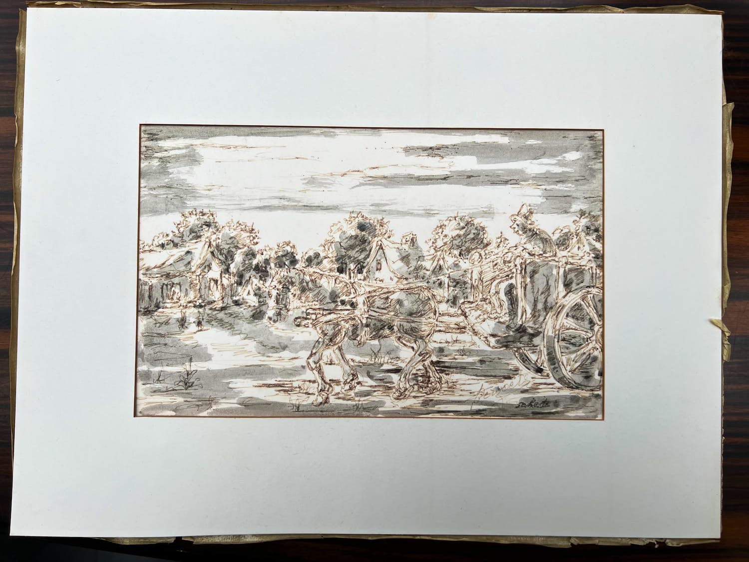 Fred Bervoets - tekening verkocht voor € 350!
