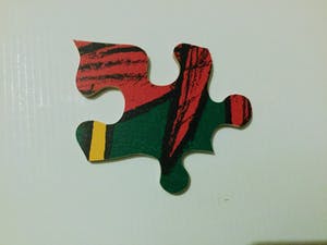 Curiosa - Houten puzzel met afbeelding zeefdruk Corneille Images de bêtes kopen? Bied vanaf 1!