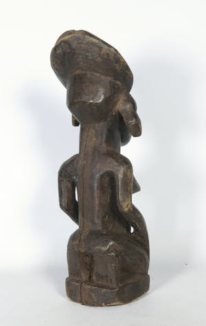 Chokwe - Houten voorouderbeeld met koninklijk kapsel kopen? Bied vanaf 1!