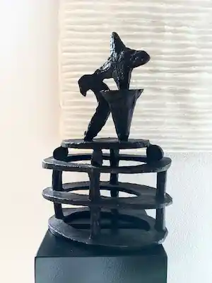 Piet Warffemius - bronzen beeld ‘zonder titel’ - 1997 - oplage 15 verkauft für € 775!