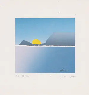 Arthur Secunda - e.a: vijf handgesigneerde zeefdrukken: Landschappen I t/m V kopen? Bied vanaf 29!