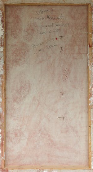 Chantal Borremans - Gemengde techniek op doek, 2-luik Morcellement (Zeer groot) kopen? Bied vanaf 1!