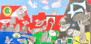 Corneille - Zeefdruk, La parc en Liesse - Ingelijst (groot formaat) kopen? Bied vanaf 750!