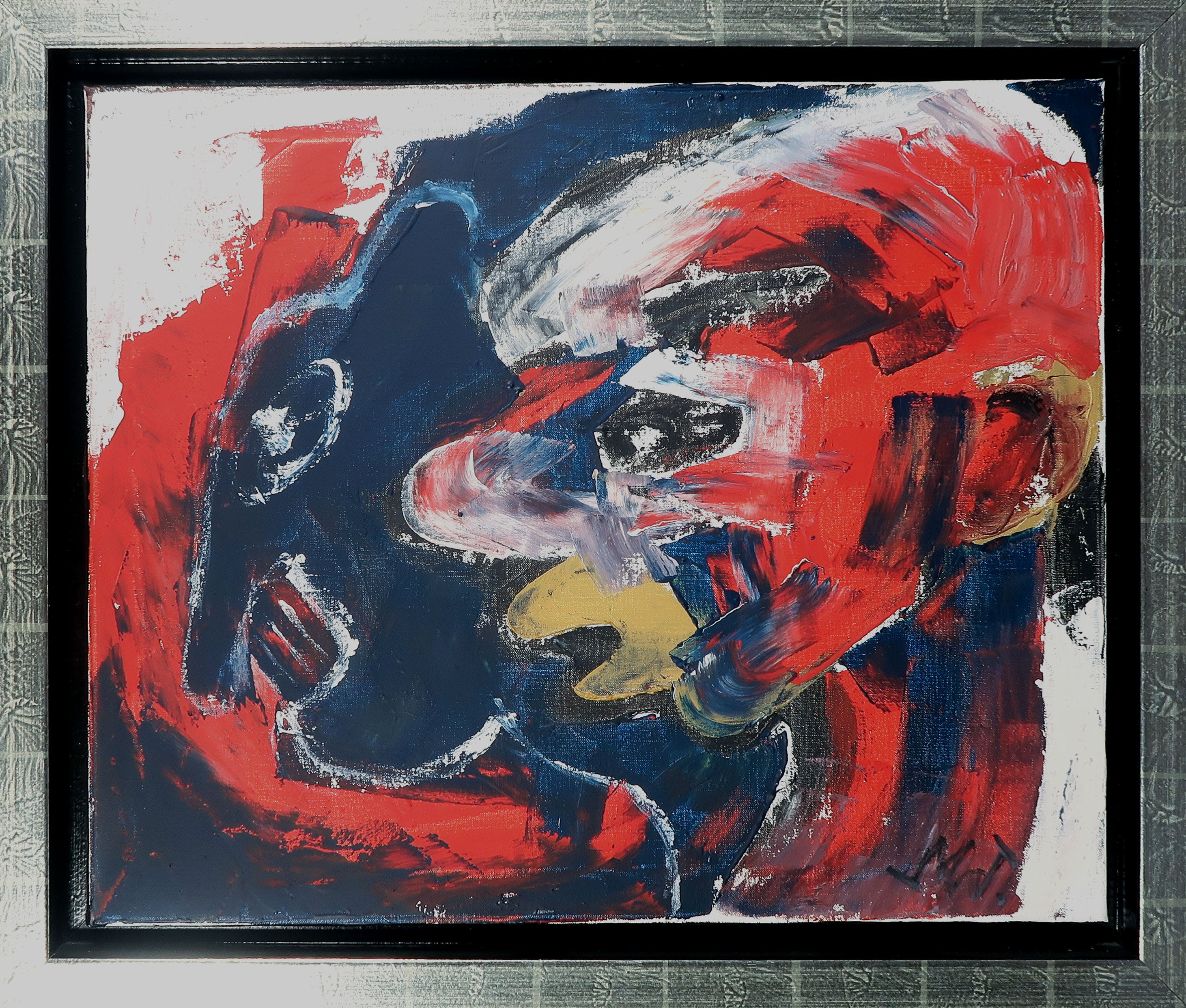 Martin van Wordragen - Olieverf op doek, Bestraffe - Ingelijst kopen? Bied vanaf 200!