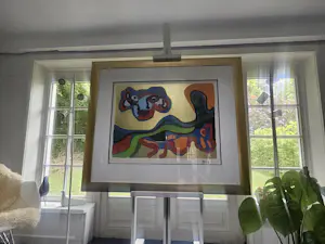 Karel Appel - Flying hat meets sleeping dog kopen? Bied vanaf 1500!