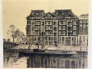 Willem Witsen - West-Indisch Huis - mooie en originele ets kopen? Bied vanaf 200!