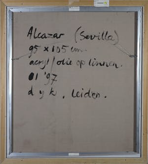 Martin van Dijk - Olieverf en acryl op doek, Alcazar - Ingelijst (Groot) kopen? Bied vanaf 400!