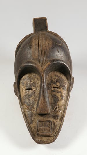 Fang - Hout, Helmmasker kopen? Bied vanaf 1!