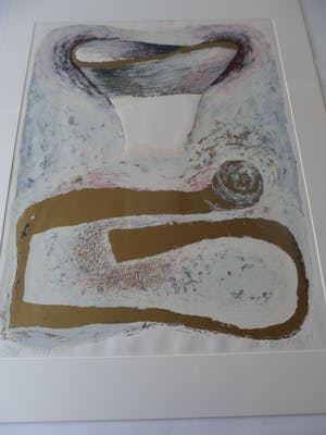 Bert Vredegoor - Zeefdruk. Titel. "Unicum". kopen? Bied vanaf 20!