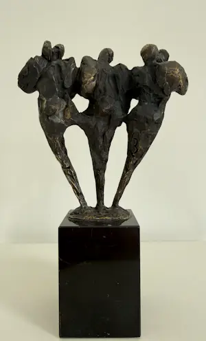 Bernadette Leijdekkers - Bronzen sculptuur | 'De muzikanten' kopen? Bied vanaf 20!