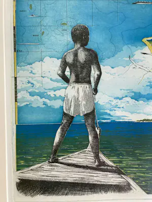 Rolf Weijburg - Kleurenets - “Changuu” - Ingelijst kopen? Bied vanaf 100!