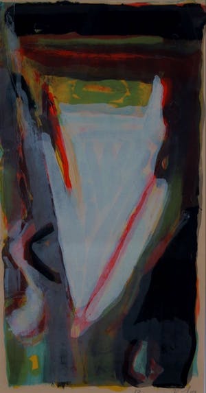 Bram van Velde - Ingelijste kleuren litho - 1973 kopen? Bied vanaf 595!