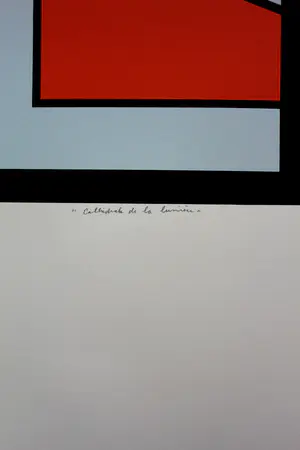 Guy Vandenbranden - Kleurrijke zeefdruk: Cathedrale de la lumiere - 1999 kopen? Bied vanaf 225!