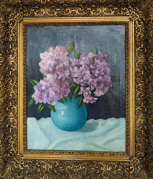 AcheterNiet of onleesbaar gesigneerd - Bloemen in vaas? Enchérissez de 1!