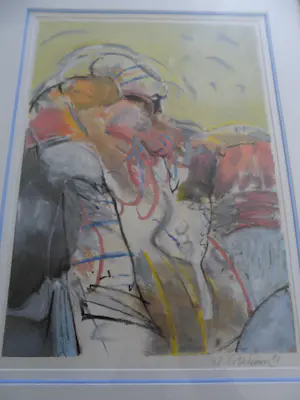 Kees van Bohemen - Ingelijste zeefdruk: zonder titel - 1981 kopen? Bied vanaf 125!