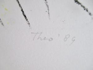 Theo Elfrink - Ingelijste litho " Grosage" kopen? Bied vanaf 45!