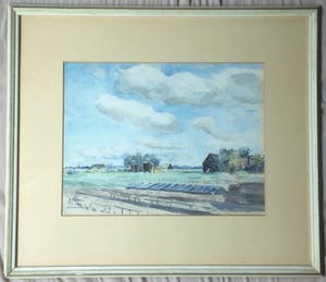 Han Krug - Aquarel "Loosduinen" 1947 kopen? Bied vanaf 60!