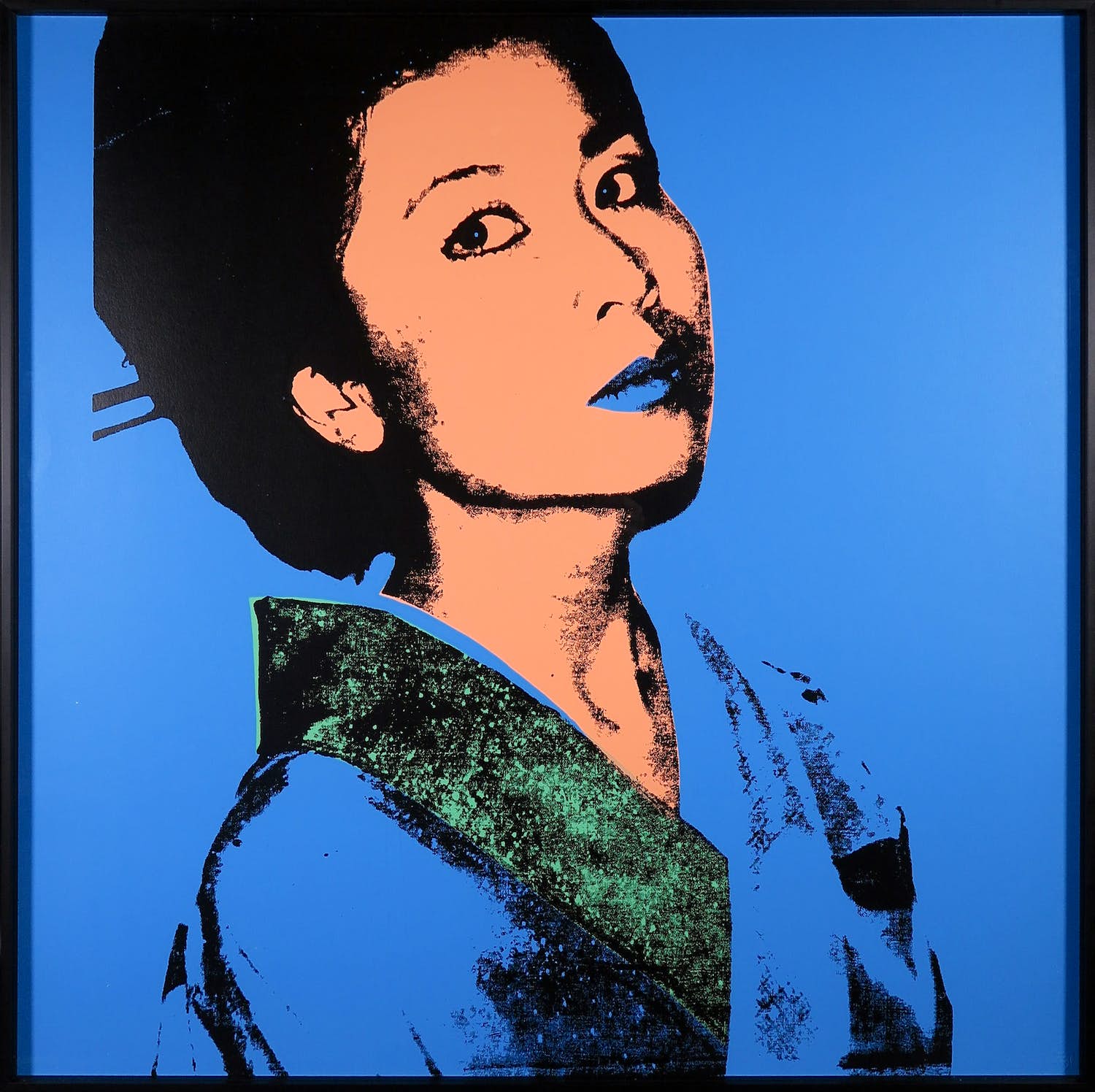 Andy Warhol - Zeefdruk, Kimiko - Ingelijst (Groot) verkocht voor € 1!