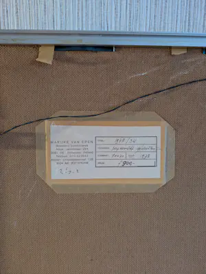 Marijke van Epen - Papier reliëf gevlochten 1978 kopen? Bied vanaf 40!