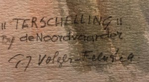 Niet of onleesbaar gesigneerd - Terschelling, bij de Noordsvaarder (West-Terschelling) kopen? Bied vanaf 1!