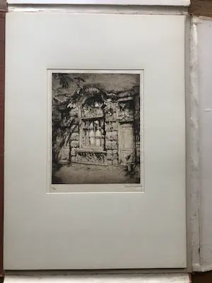 Betsy Westendorp-Osieck - Oude Amsterdamsche tuinhuizen, tien etsen door Betsy Westendorp-Osiek. kopen? Bied vanaf 690!