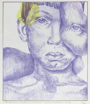 Otto Egberts - Litho, Jongen met aflopend gezicht + oeuvrecatalogus kopen? Bied vanaf 10!