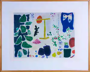 Jan Roëde - Litho, Tuin - Ingelijst verkauft für € 150!